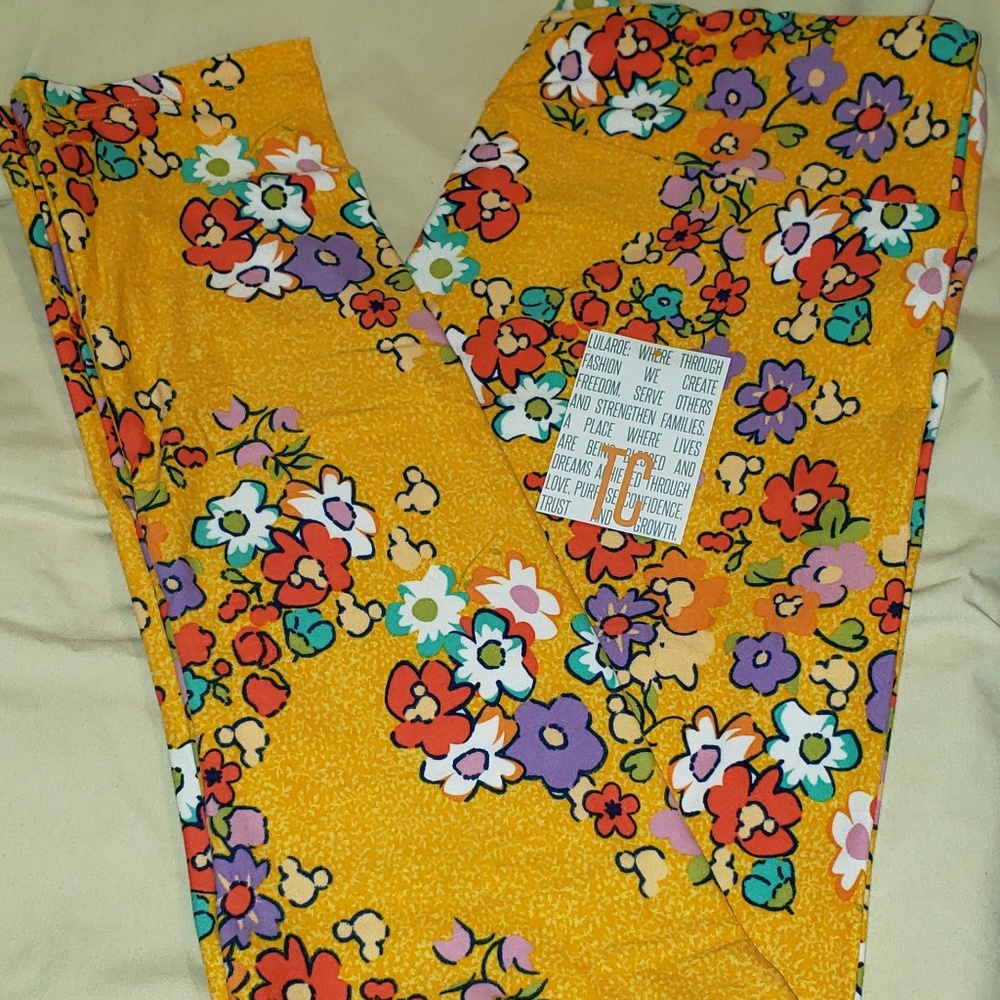 LULAROE TC Hidden Mickey LEGGINGS